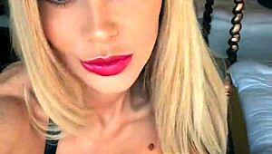 woman in wetlook suit leather boots shows ass closeup