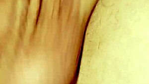 Watch my huge cock get rock hard up close in solo homemade pov jerk