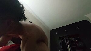 Hey Bored Curvy Latina Stepsis Spanks Her Fat Ass For Dirty Fuck!