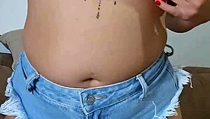 Dancing Prostitute Flashes Tits and Ass in Wild Exhibitionist Show