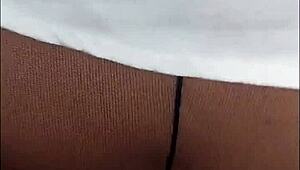 boss sneaks secretary into public bathroom for big cock creampie facial finish