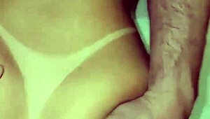 Wife squirts from big dick bareback pounding while husband watches her mistreat