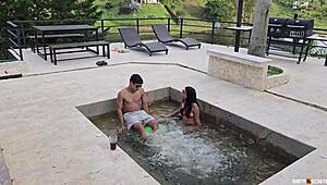 Step-Mom's Suitor Pounds My Tight Pussy Till We Get Caught by Her and Step-Dad!