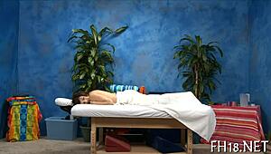 ever tried a steamy massage that turns into full action?