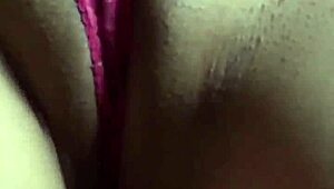 she slides panties aside and sits on cock moaning