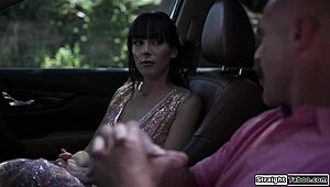 wanna see this guy stretch his stepsons tiny titted gf ass outdoors with deep anal?