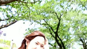 Japanese milf yuri gets hardcore creampied on hidden cam... hubby watches her cum hard