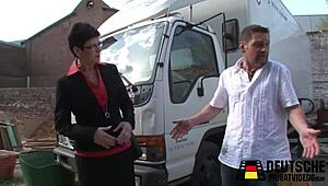 experienced german woman enjoys intense bedroom encounter