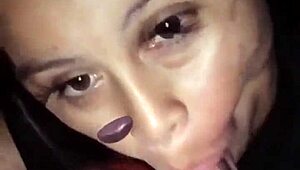 madura mexicana chupa verga gorda en snap secreto