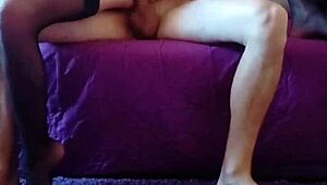 Beautiful milf wife in stockings rides cock cowgirl anal on homemade cam craving more pussy stuffing.