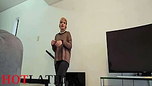 trio halloween con chica argentina cachonda follada en misionero y creampie grupal