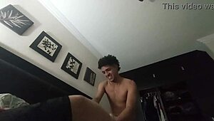 Hey Bored Curvy Latina Stepsis Spanks Her Fat Ass For Dirty Fuck!