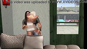 weekend with a friend's wife turns into secret cheating heat