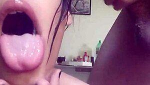 Naughty BITCH Wife Sucks Cock DROOLING Deepthroat FULL Cum Slut