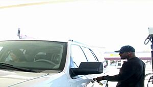 black rod invades stepmom's hairy pussy depths