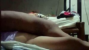 बेडरूम मसाज में एशियन बड़ी गांड वाली का पैशनेट क्रीमपाई क्विकी