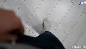 whoa, tricked into banging hot blonde stepsis on vacation... her big cock ride and moans got me hooked! 😏💦