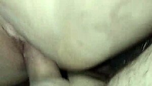 young homemade amateurs captured in close-up bent over doggystyle action