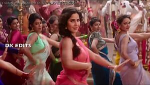 Katrina Kaif's Boobs Tease in Slow Motion Jumping Clips