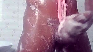 Just chilling and playing around under the warm shower spray today