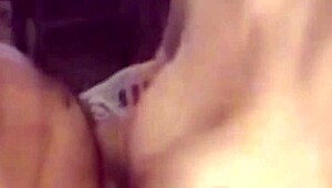 I Titfuck Wife Stepsister and Inlaw's Huge Natural Tits at Home