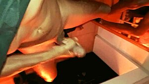 Latino Cock Leaks Precum in Boxers Post-Gym Moan Fest