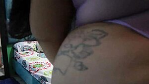 Latin Big Ass Mommy Rides Huge Cock Doggystyle!