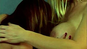 Titty Mania: Mature Milfs Lick and Fuck Big Tits with Dildos Outdoor.