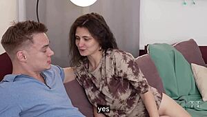 Date turns crazy threesome with sloppy deepthroat cum facial in 4k