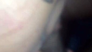 my wife drops to her knees for some casual oral fun right there