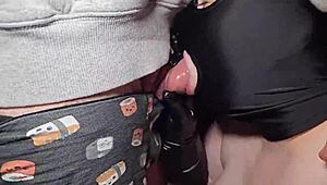 Huge Cumshot Dumps Monster Load On Condom Before Double Facial Swap