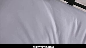 hey step bro your cock rides my big ass teen pussy pov in bed 😈 shae celestine