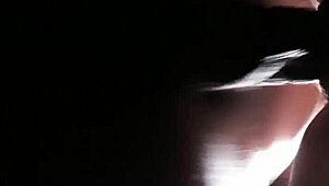 Amateur dude bends over horny interracial hotwife for hardcore doggystyle creampie