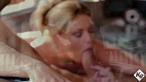 horny housewife holly kiss rides toy boy bareback in hot tub with wet pussy and big fake tits