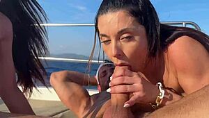 Savage Squirting Anal Threesome Boat Fuck Martina Smeraldi Luiza Marcato