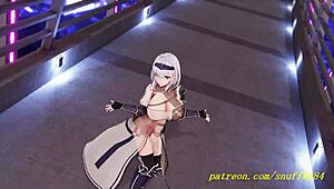 heart races with novr mmd noel dance 3d hololive hentai emotional thrill overload