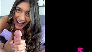 heart pounding as aubry babcock's tight wet pussy finally rides my cock in dorm