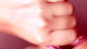 cheating wife sucks cock close-up begging for hot cumshot in mouth