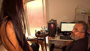 Raquel Mulher's backstage party explodes with juicy pussy kissing and shaved Brazilian action.