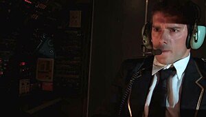 Madelyn Marie Fucks Captain's Cock in Cockpit with Big Tits and Wet Shaved Pussy!