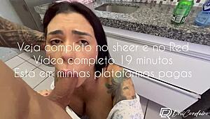 damn did you see me fuck that busty maid in kitchen she lifted dress for deep pounding?