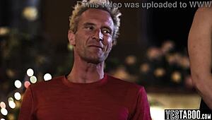 two guys doggystyle rail bully's petite blonde teen stepdaughter hard