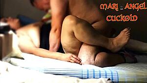 mi amante le ense�a a mi cornudo como cogerme bien duro en el culo 😏