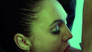 Pervert, why piss on her tits before roughly ass-fucking your gagging wench?