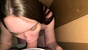 stepfather yanks frightened stepdaughter from closet rams big cock down slobbery throat