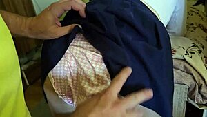 stepsis begs do not cum inside but spreads wet asshole for my rough rubbing