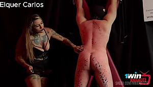 hey check out me dominating my fat latina slave with the whip... she loves it