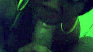 Ex gives sloppy blowjob on monster black cock with huge tits bouncing wildly!