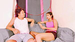 sistya's cute stepsis tempts stepbro in secret video