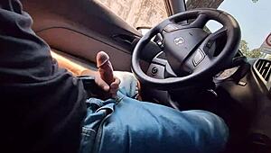 Pulled Out Dick for Redhead Public and Begged for Directions